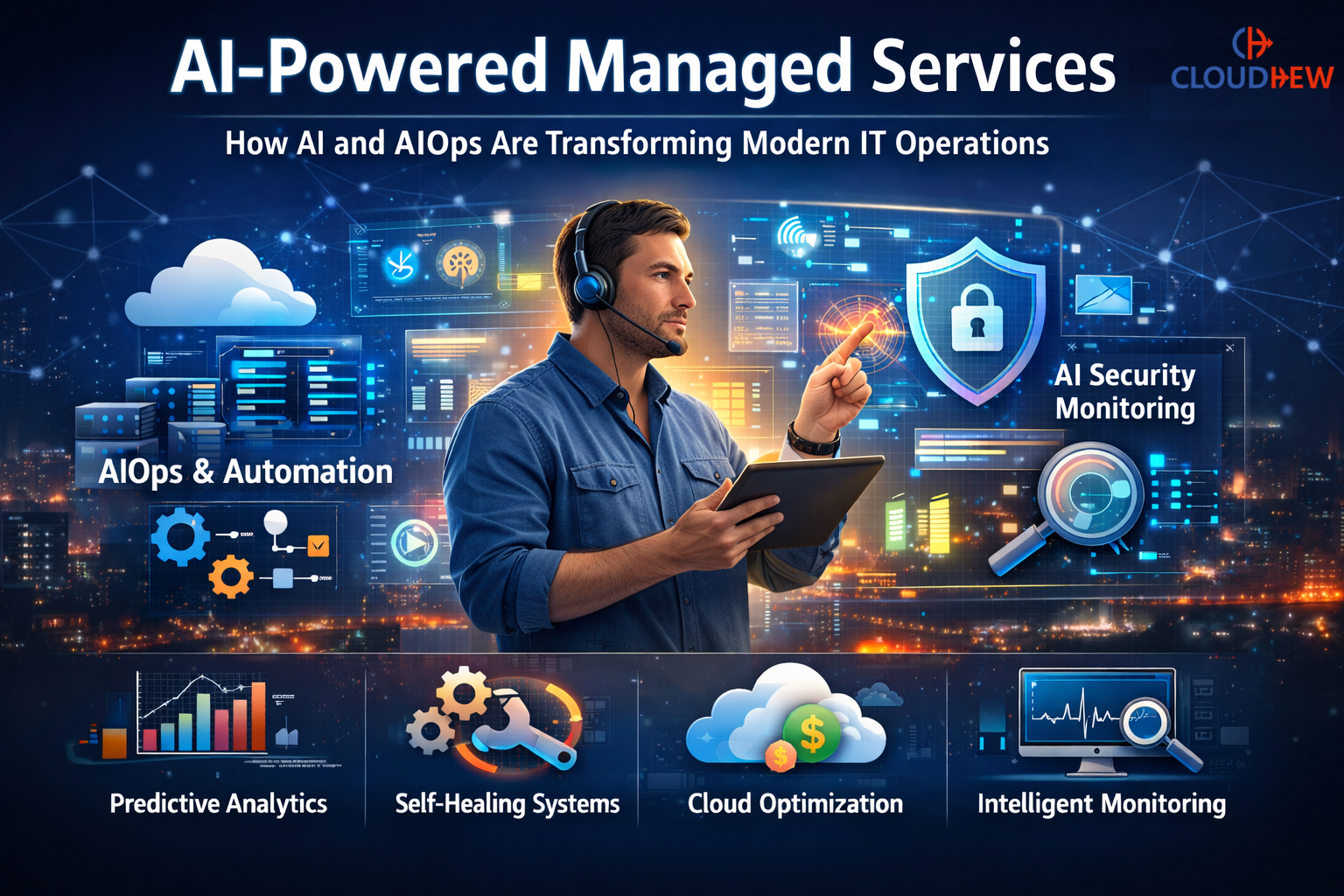 AI Powered Managed Services How AI and AIOps Are Transforming Modern IT Operation