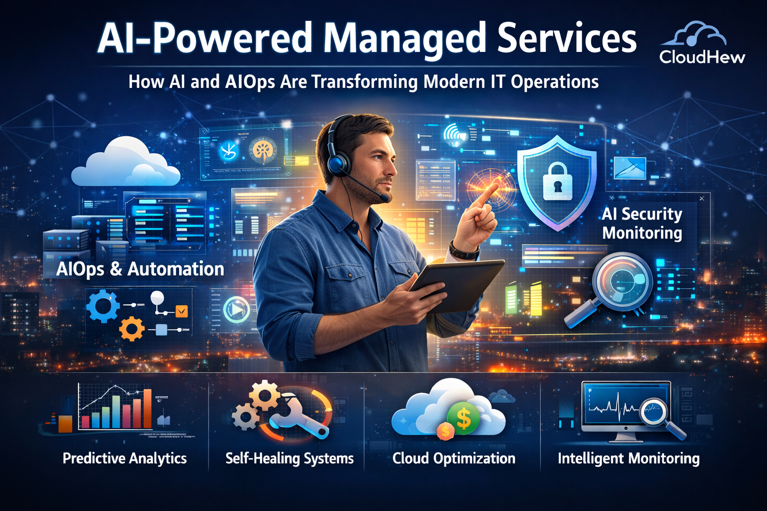 AI-Powered Managed Services How AI and AIOps Are Transforming Modern IT Operations