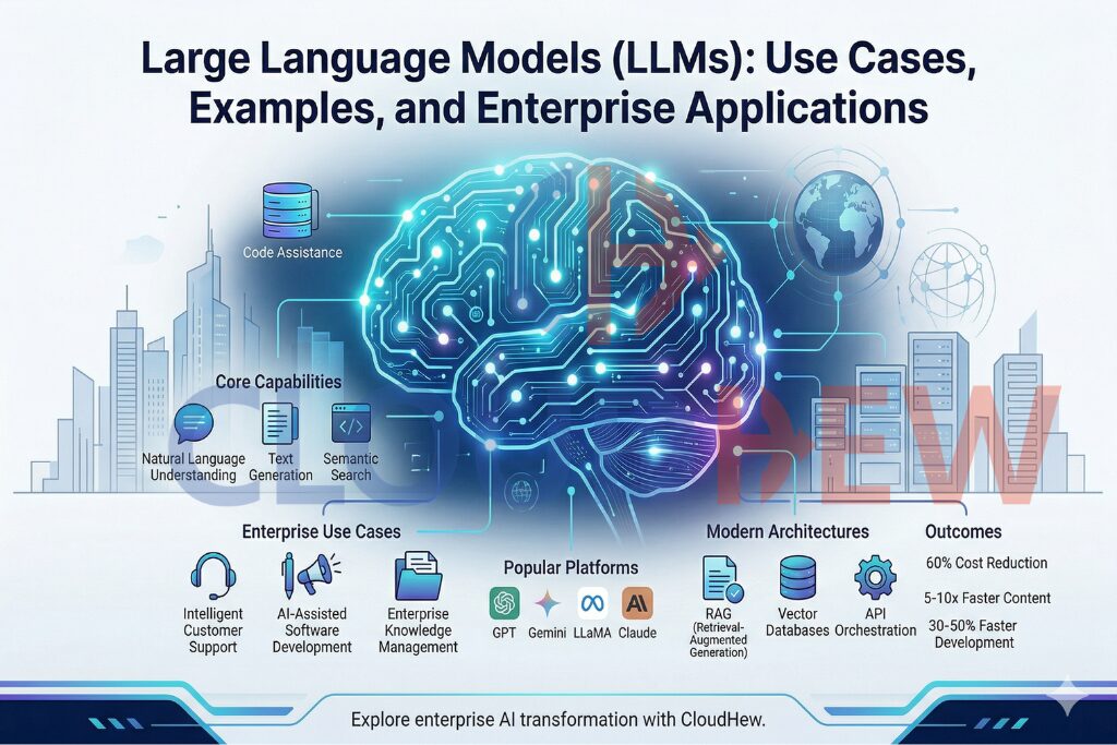 Large Language Models (LLMs) Use Cases, Examples, and Enterprise Applications